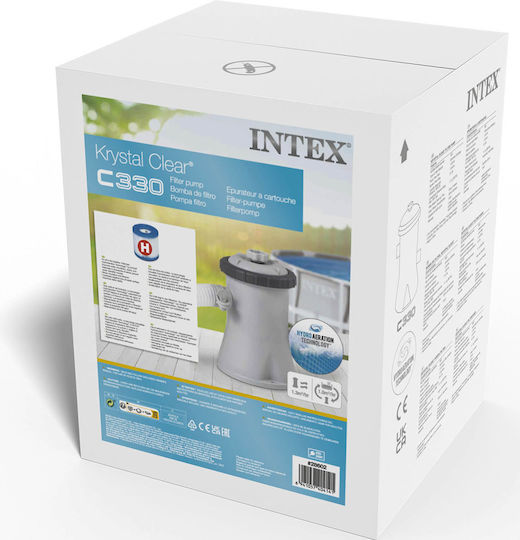 Intex Poolpumpe Filter Einphasig mit Maximaler Durchfluss 1250 Liter/Stunde