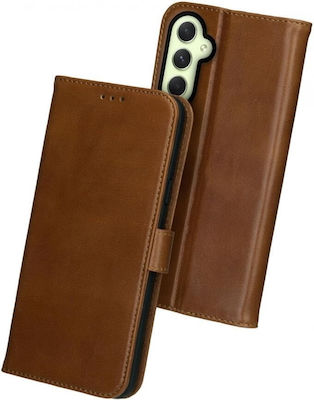 Rosso Deluxe Wallet Leather Brown (Galaxy A55)