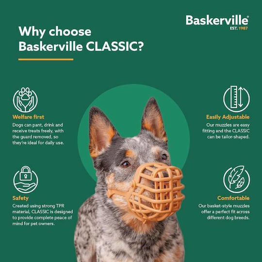 Baskerville Classic Basket Muzzle No 3