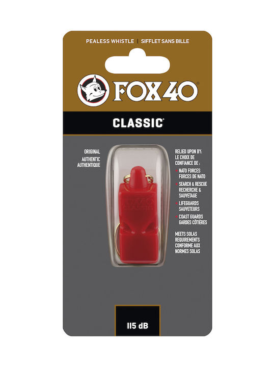 Fox40 Classic Safety Referees Whistle