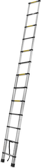 Geko Telescopic Ladder Aluminum of Steps with Maximum Height 3.8m