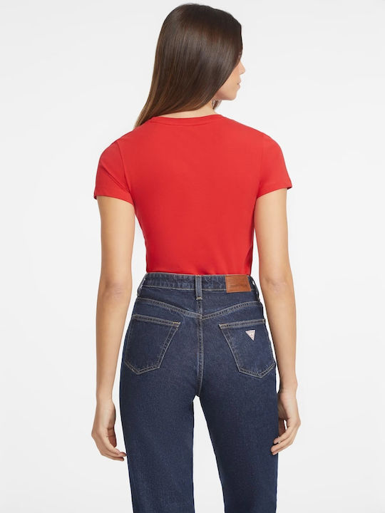 Guess Gj Ss Damen T-shirt Rot