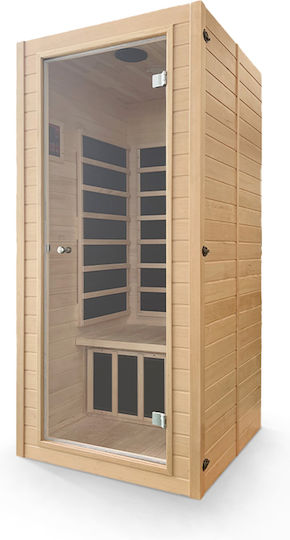 AMILA S-11 Saună Individuală Cuptor / Încălzitor exterior Interior L90xW90xH190cm