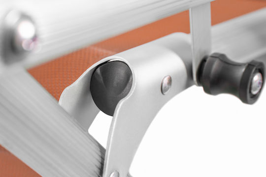 Escape Plus Small Chair Beach Aluminium with High Back Orange