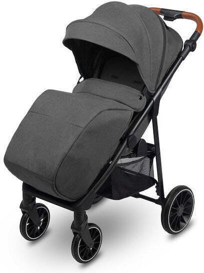 Caretero Apple Καρότσι Μωρού Kατάλληλο για Nεογέννητο Dark Grey