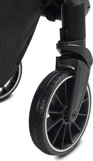 Caretero Apple Καρότσι Μωρού Kατάλληλο για Nεογέννητο Dark Grey