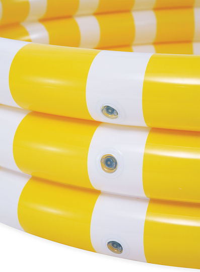 Intex Παιδική Στρογγυλή Πισίνα PVC 330lt Φουσκωτή 147x33εκ. Κίτρινη