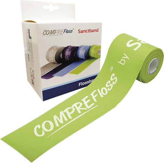 Sanctband CompreFloss Light Λάστιχο Floss Band 5cm x 2m Πράσινο