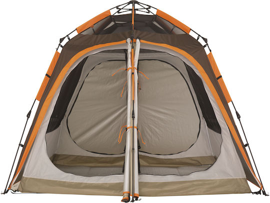 Keumer Αυτόματη Σκηνή Camping Μπεζ με Διπλό Πανί 3 Εποχών για 4 Άτομα 320x220x170εκ.