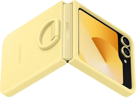Samsung Back Cover Σιλικόνης Κίτρινο (Samsung Galaxy Flip6)