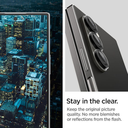 Spigen Optik Pro EZ Fit Camera Protection Tempered Glass Black for the Galaxy Z Fold 6