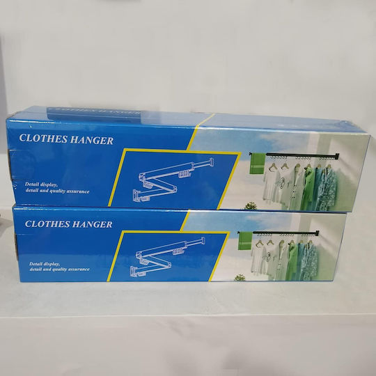 Calea ferată de Baie Simplă De Perete ​54x54cm Albă