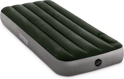 Intex Camping Air Mattress Single with Built-In Pump Downy 191x76x25cm