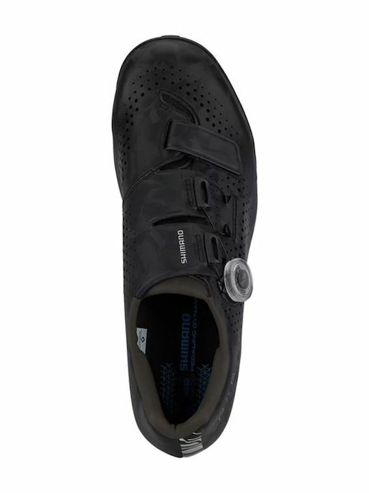 Shimano Ανδρικά Χαμηλά Παπούτσια Ποδηλασίας Βουνού Μαύρα