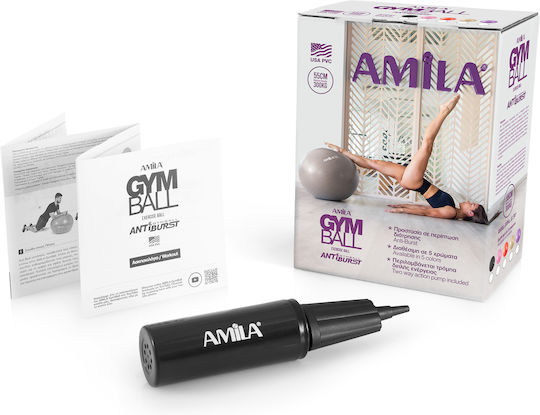 AMILA Ball Pilates 55cm , 1kg in Pink Color