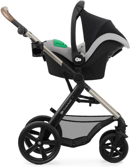 Kinderkraft Moov 2 Бебешка количка 3 в 1 Moonlight Grey 16кг 024201