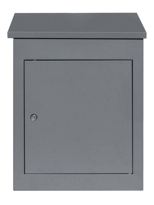 Außenbereich Briefkasten Inox in Gray Farbe