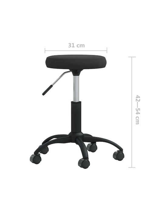 Office Desk Stool Black 31x31x42cm