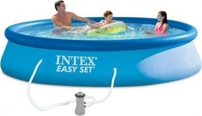 Intex Easy Set Πισίνα PVC Φουσκωτή με Αντλία Φίλτρου 396x84x84εκ.