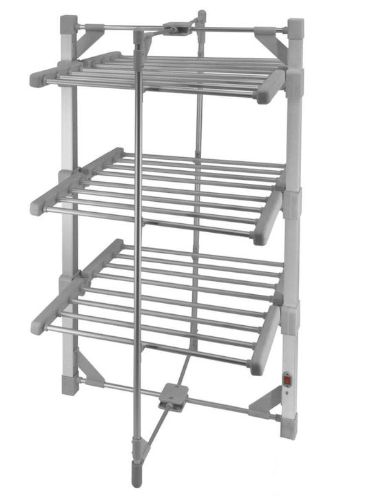 Uscătoare Rufe Pliere Încălzită Pardoseală Plastic 220W 10cm