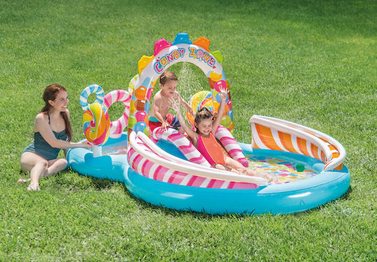 Intex Candy Zone Play Center Children's Swimming Pool 206lt Inflatable 295x191x130cm