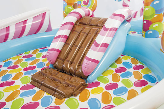 Intex Candy Zone Play Center Children's Swimming Pool 206lt Inflatable 295x191x130cm