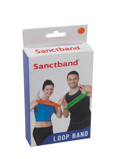Sanctband Λάστιχο Γυμναστικής Loop Μαλακό Πορτοκαλί 0.33m