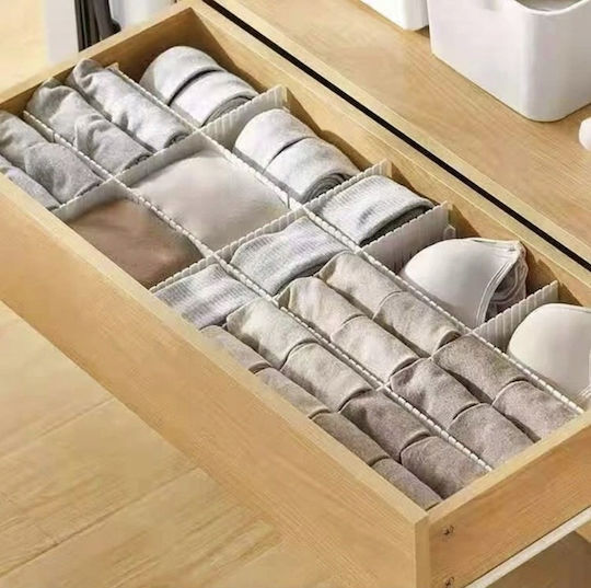 Organizator de sertare în Culoare Alb 46.3x7cm 4buc
