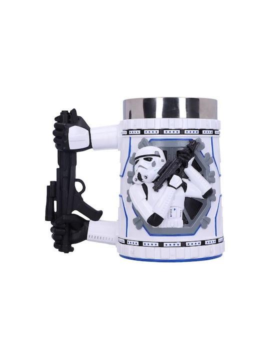 Nemesis Now Tankard Cană Ceramică Albă