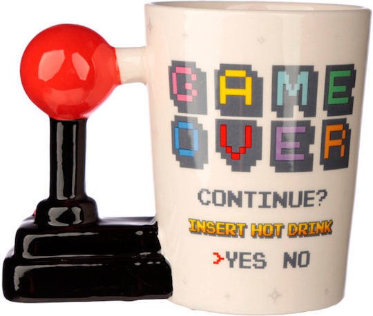 Puckator Game Over Joystick Κούπα Κεραμική