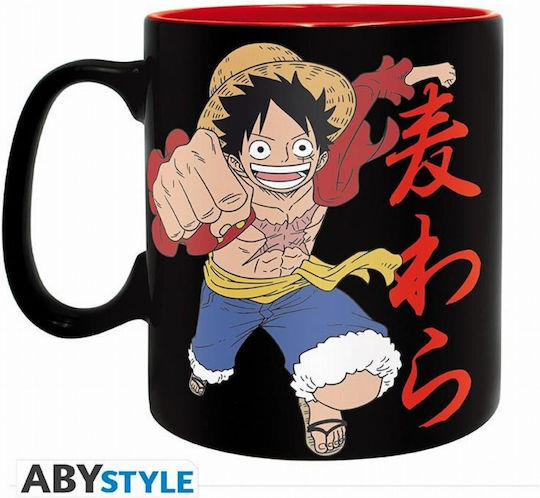 Abysse One Piece Luffy Κούπα Κεραμική 460ml 3665361139836 Abysse One Piece Luffy Κούπα Κεραμική 460ml 3665361139836