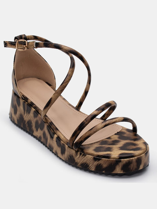 My Choice Women's Platform Shoes Brown