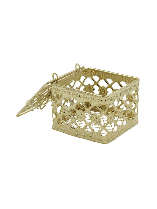 Keskor Διακοσμητικό Κουτί Μεταλλικό 5.5x5.5x5cm