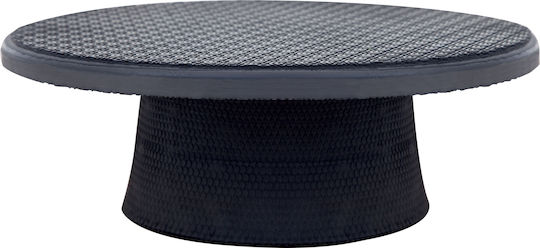 AMILA Circle Wobble Board Диск за Баланс Черен с Диаметър 38.5см 1бр