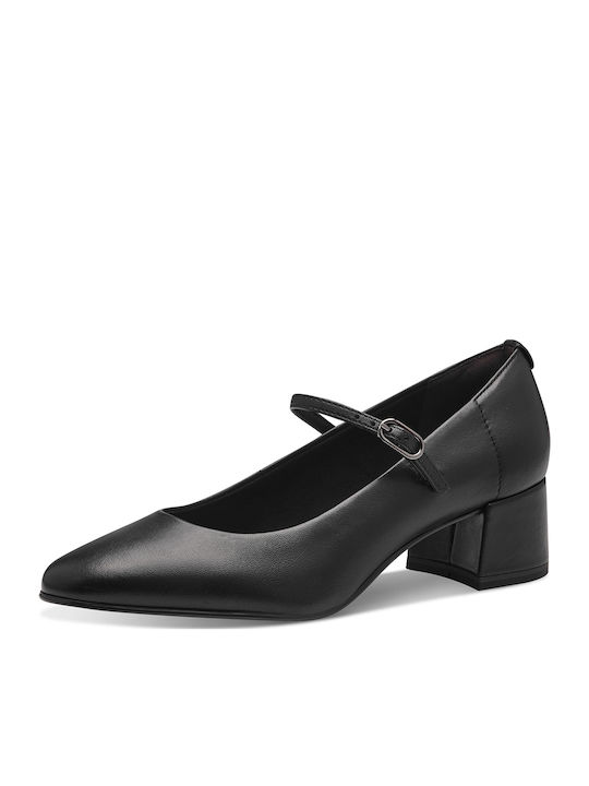 Pantofi cu toc cu Curea Negre