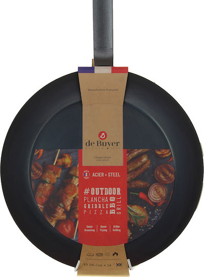 De Buyer Outdoor Тиган от Въглеродна Стомана 36см