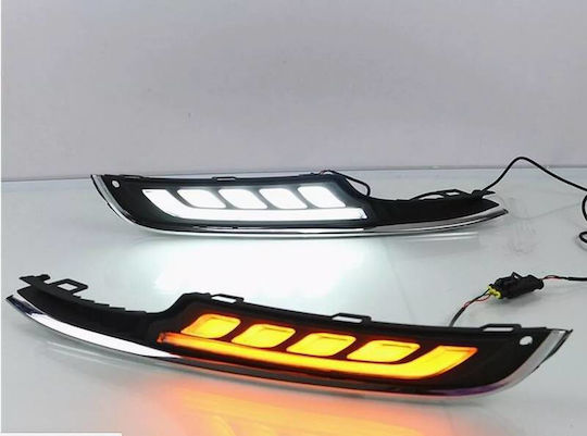 Carner Rectangular Lămpi de funcționare pe timp de zi Auto Volkswagen Magazin online de golf 2buc