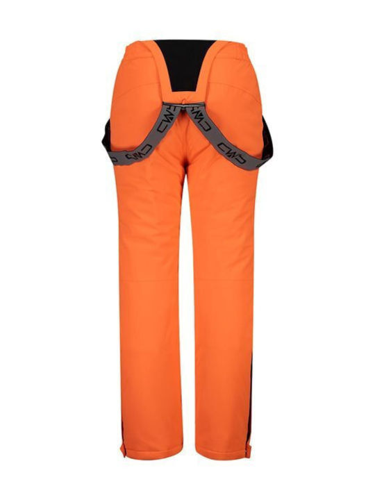 CMP 3W15994-C649 Kids Dungarees for Ski & Snowboard Red