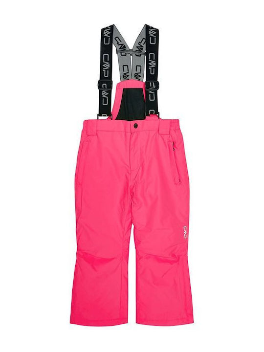 CMP 3W15994-C649 Kids Dungarees for Ski & Snowboard Red
