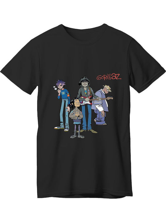 T-shirt Gorillaz Art1 Rock Avenue P0052910013 Black