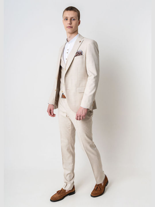 Guy Laroche Herrenanzug Beige