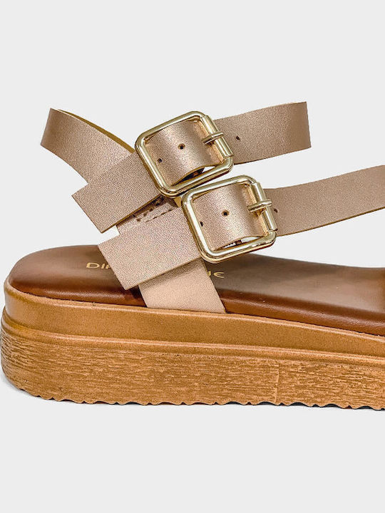 Sandale Casual Damă Flatforme Roz