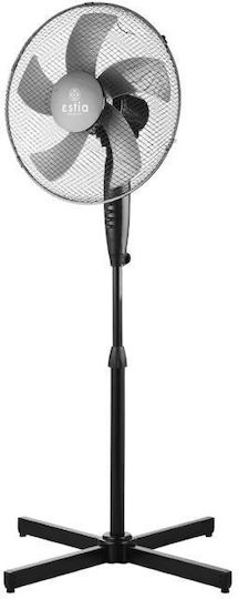 Estia Aeropulse Pedestal Fan 50W Fan Diameter 40cm Black
