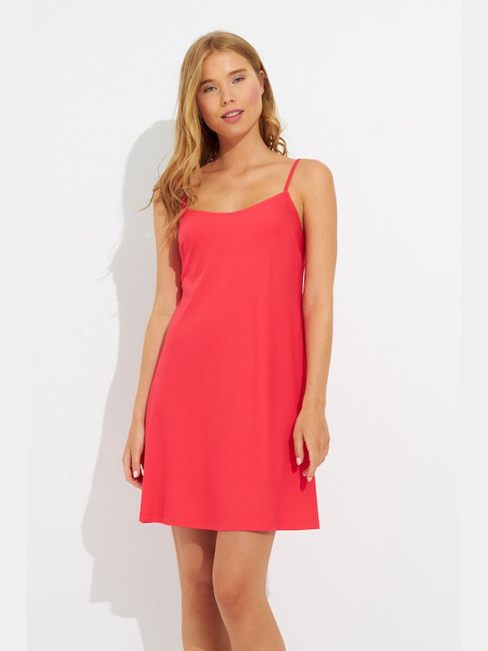 Nightgown Thin Strap Harmony 29-302807 Coral