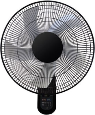 Evivak Ventilator de perete 60W Diametru 45cm cu telecomandă