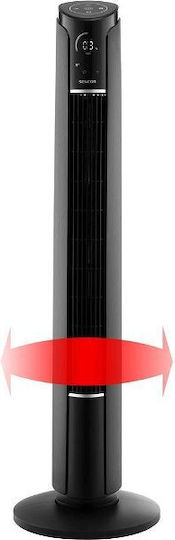 Sencor Ventilator Turm 50W mit Fernbedienung Schwarze