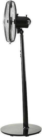 Estia Levanto Pedestal Fan 55W 40cm Diameter Black
