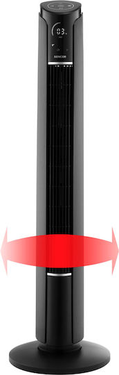 Sencor Ventilator Turm 50W mit Fernbedienung Schwarze