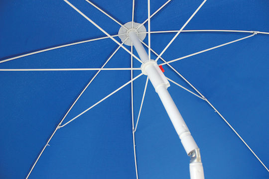 Escape Folding Beach Umbrella Aluminum Diameter 2m Blue