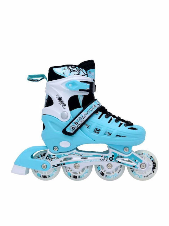 Αθλοπαιδιά Inline / Quad Αυξομειούμενα Rollers Μέντα Παιδικά